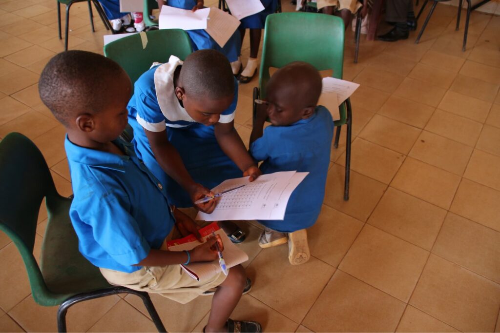 pupils in class